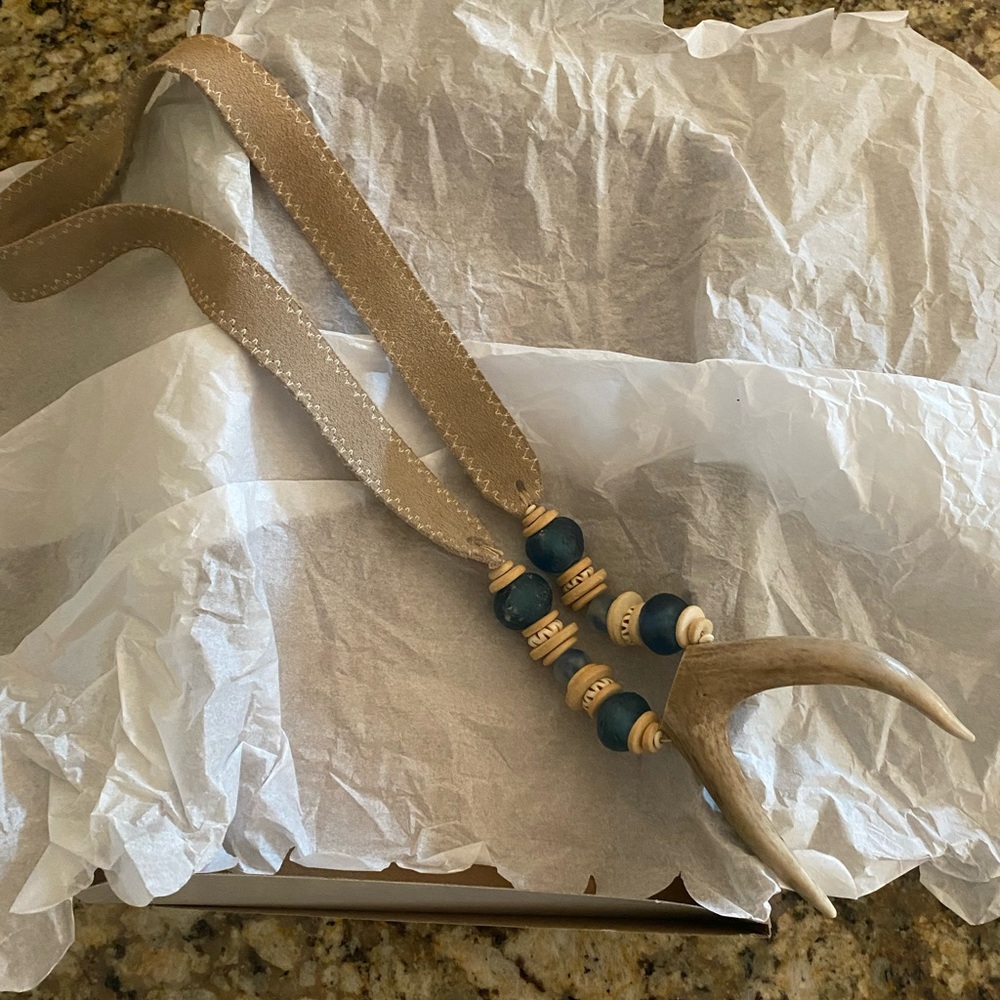 Twine and Twig necklace. Approximately 18 inches long.